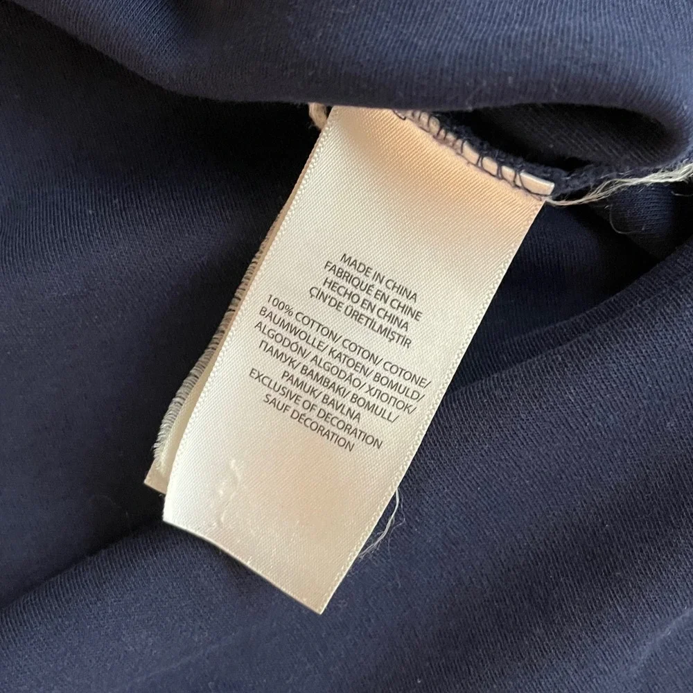 Polo Ralph Lauren Mens Navy Blue Cotton Short Sleeve Polo Shirt 2XB